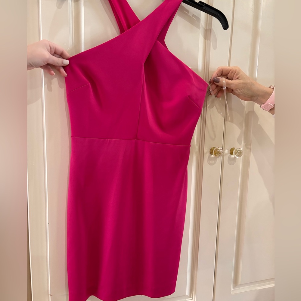 Karlie Fuchsia cocktail dress.